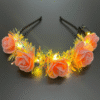 Diadema Flores Led