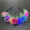 Diadema Flores Led