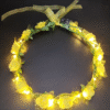 Flores 8 Corona Floral con Luz Led