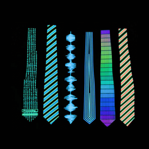 Corbatas Led Audio-Rítmicas