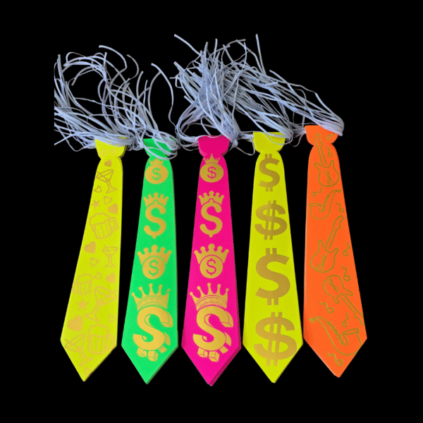 Corbatas Neón x 12 Unidades