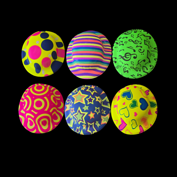 Sombreros Neón x 12 Unidades