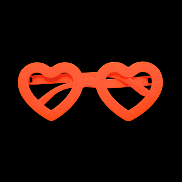 Gafas Neón Corazón x 12 Unidades