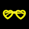 Gafas Neón Corazón x 12 Unidades