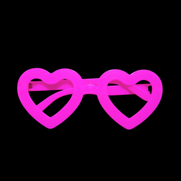 Gafas Neón Corazón x 12 Unidades