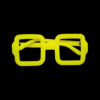 Gafas Neón Rectangulares x 12 Unidades