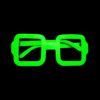 Gafas Neón Rectangulares x 12 Unidades