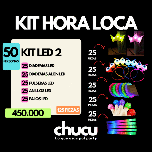 Kit Led 2 (50 Personas)