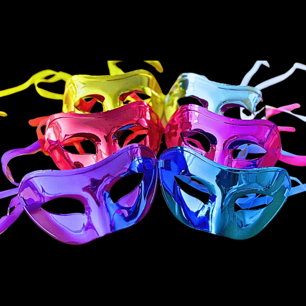 Antifaces Metalizados x 12 Unidades