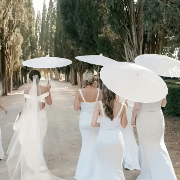 Sombrillas de Papel 80 cms de Diametro