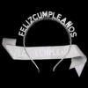 Diadema y Banda Feliz Cumpleaños