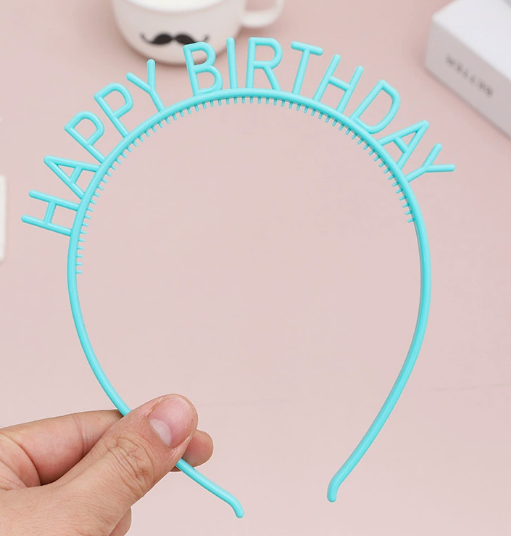 Diademas Happy Birthday x 12 Unidades