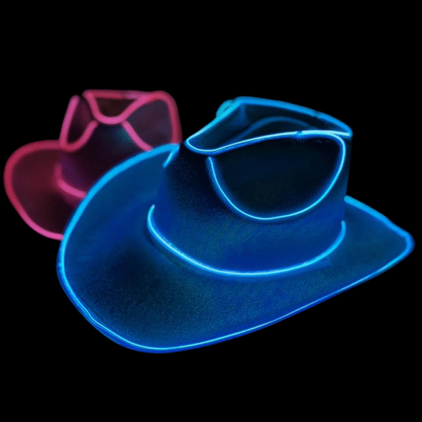 Sombrero Vaquero Led x 2 Unidades