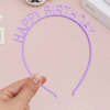 Diademas Happy Birthday x 12 Unidades
