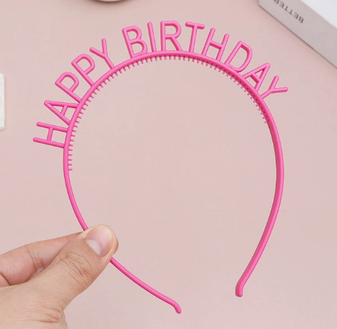 Diademas Happy Birthday x 12 Unidades