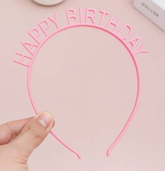 Diademas Happy Birthday x 12 Unidades